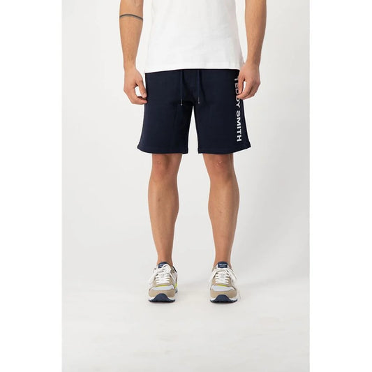 Short Teddy Smith Mickael French Terry Total Navy/Blanc