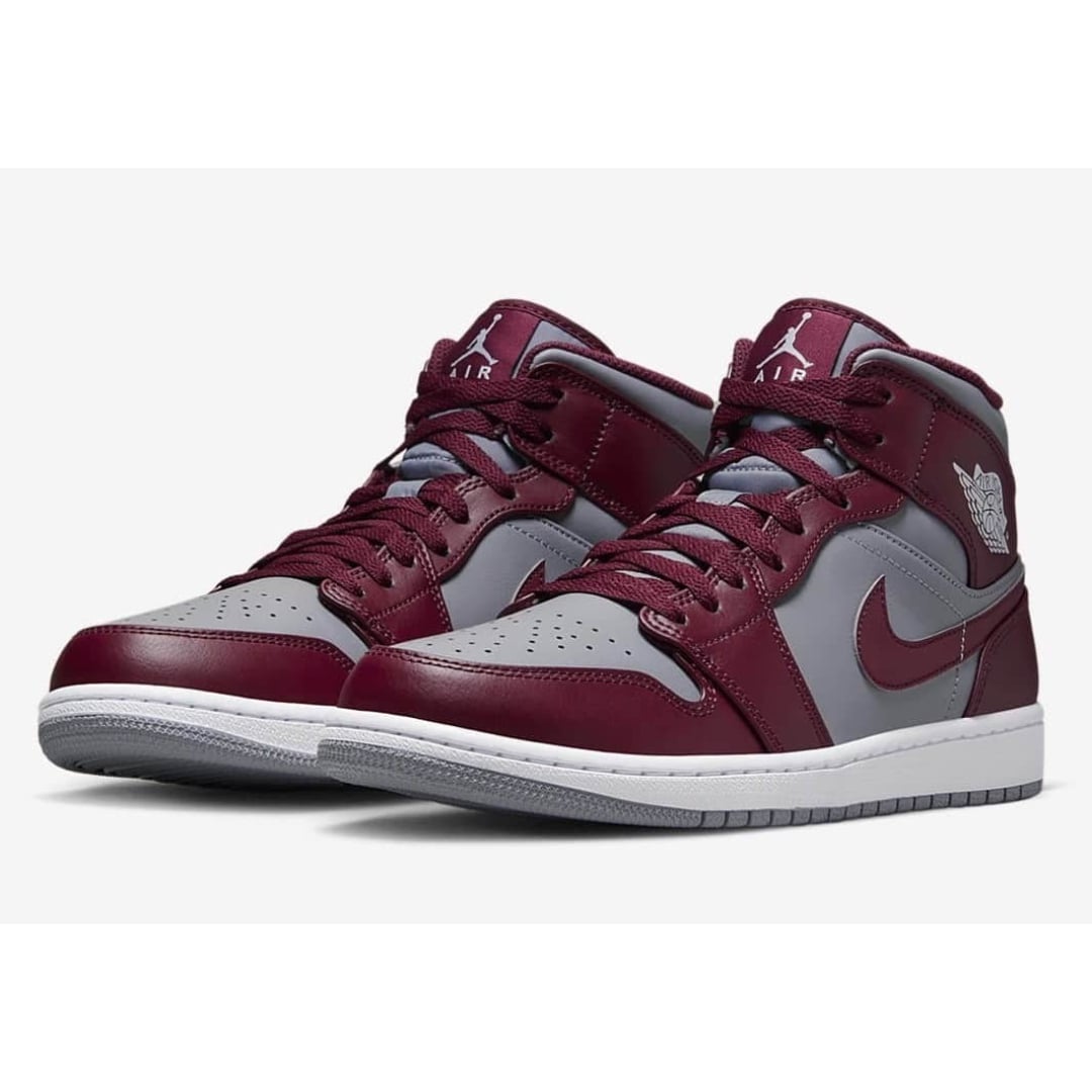 Air Jordan 1 Mid Cherrywood Red - jordan mid cherrywood red