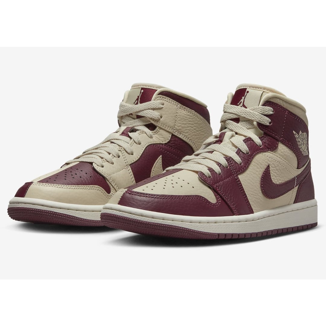 Air Jordan 1 Mid Split Beach Cherrywood - jordan mid split