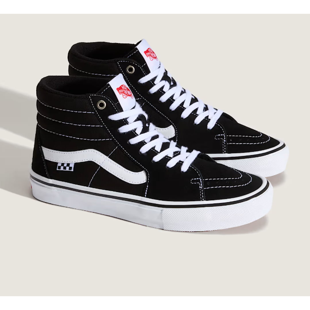 Basket VANS Skate SK8 Hi Black White Vans Sk8 Insidshop.com