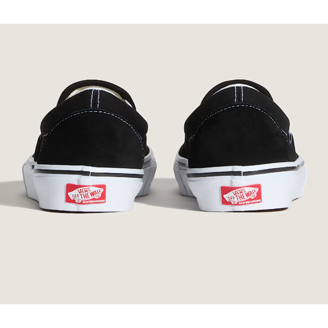 Basket VANS Skate Slip On Black White Vans on Insidshop.com