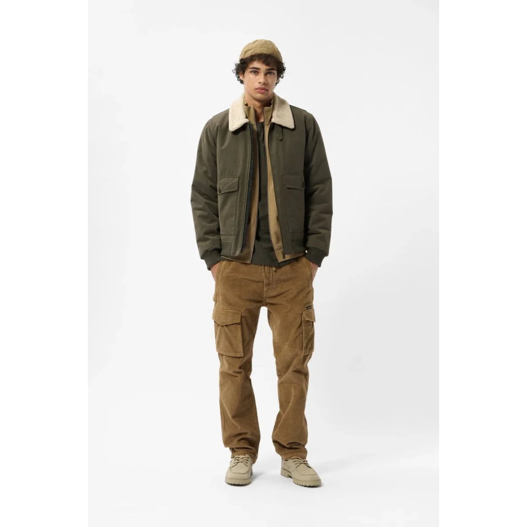 Blouson Teddy Smith Alexis Raven Kaki - Insidshop.com