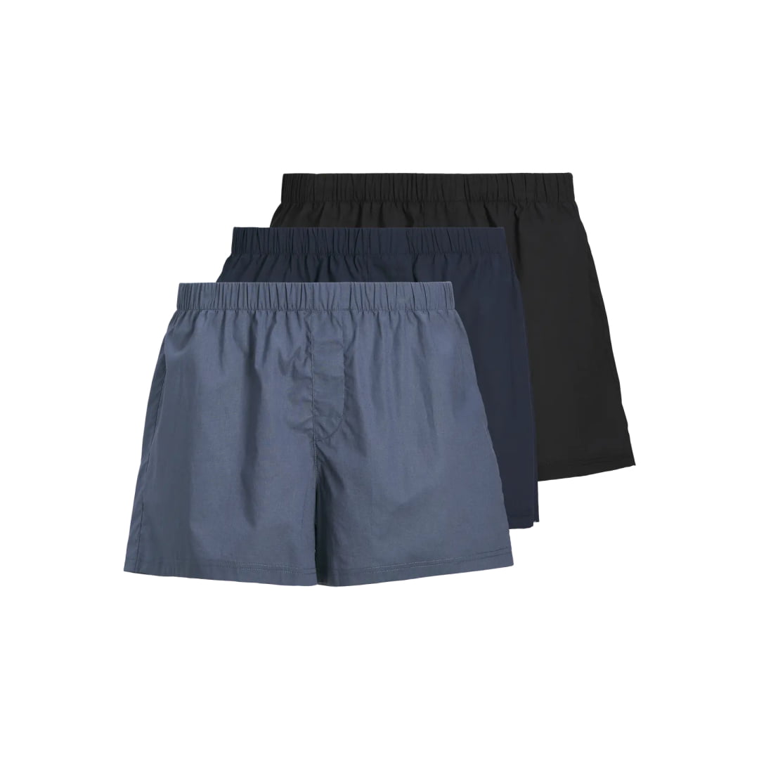 Boxers Jack & Jones JACMILANO Woven 3x Pack Vintage Indigo