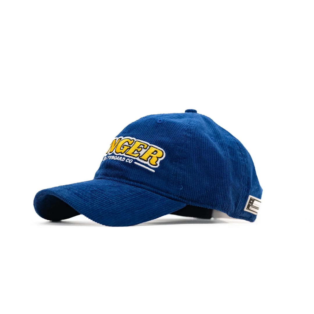 Casquette HUNGER Velvet Unstructured Blue Gold - Unique