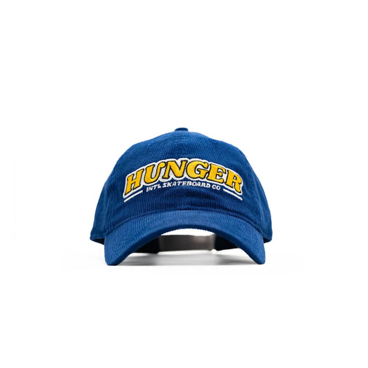 Casquette HUNGER Velvet Unstructured Blue Gold - Unique