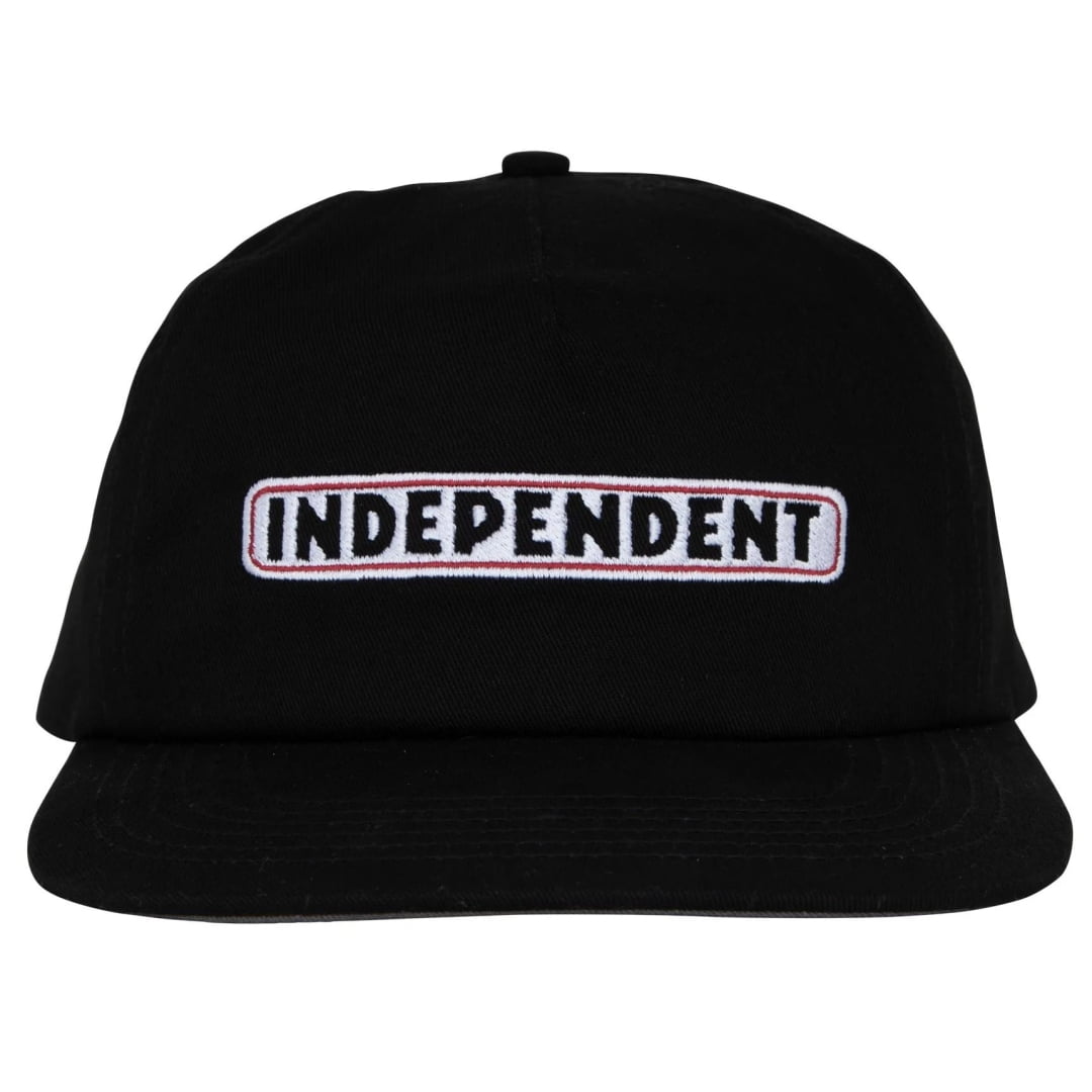 Casquette Independent Bar Logo Snapback Black - Unique