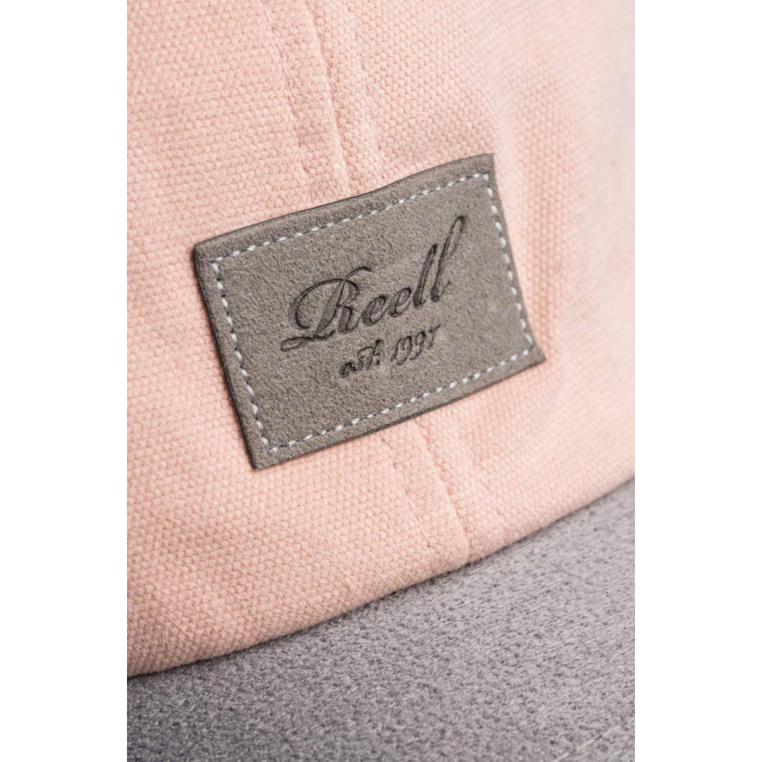 Casquette Reell Arc Suede Soft Pink - Unique / Insidshop.com