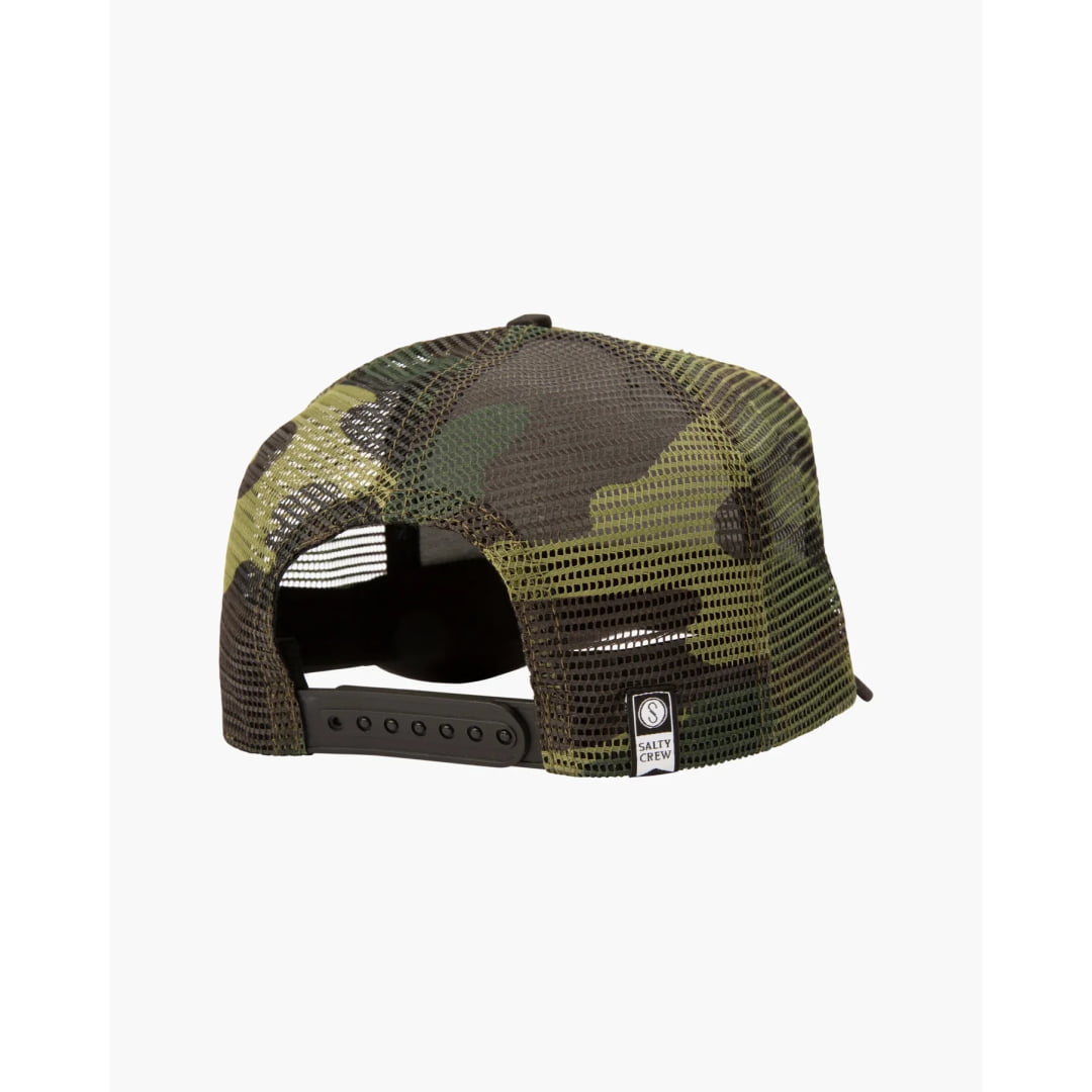 Casquette Salty Crew Bigmouth Trucker Black/Camo Unique