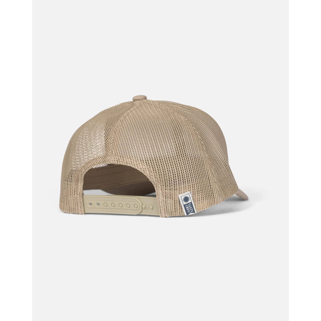 Casquette Salty Crew Topstitch Retro Trucker Khaki - Unique