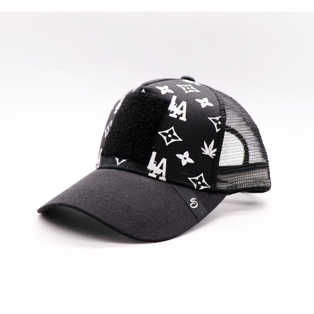 Casquette Scratchys Trucker L.A. Black - L.a. Blanc