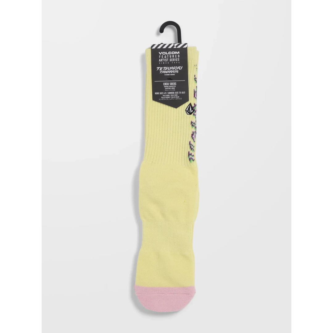 Chaussette Volcom Tetsunori Aura Yellow - Unique