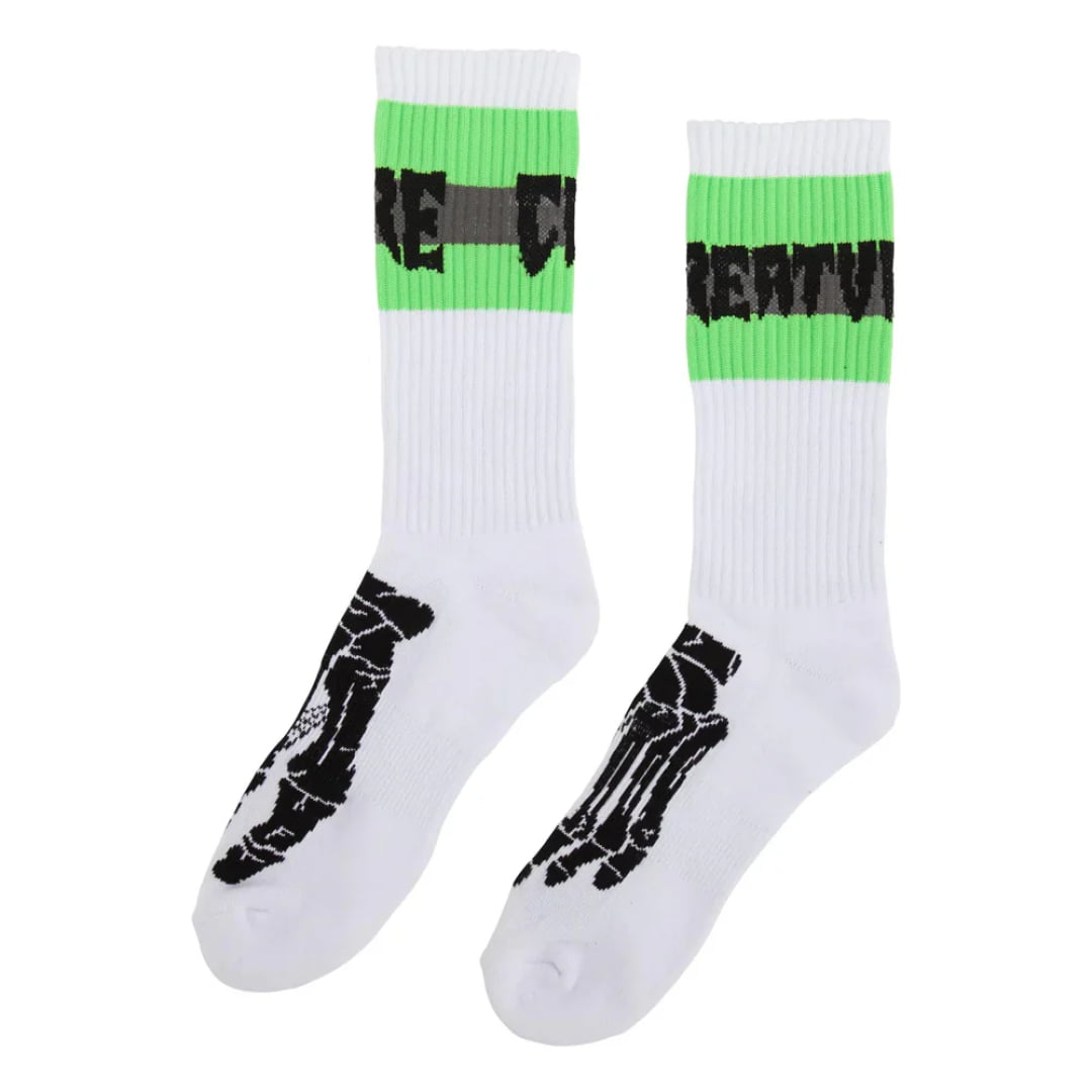 Chaussettes CREATURE Trench Foot 2Pack Mid White - Unique