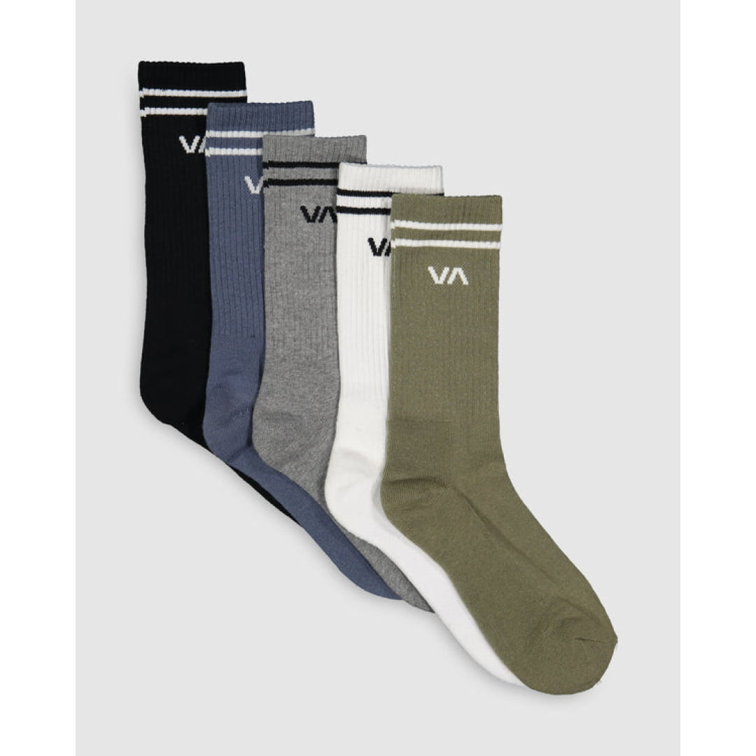 Chaussettes RVCA Union Pack x5 Multi - Unique / Rvca X5