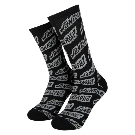 Chaussettes Santa Cruz Creep Repeat Black - 42-45