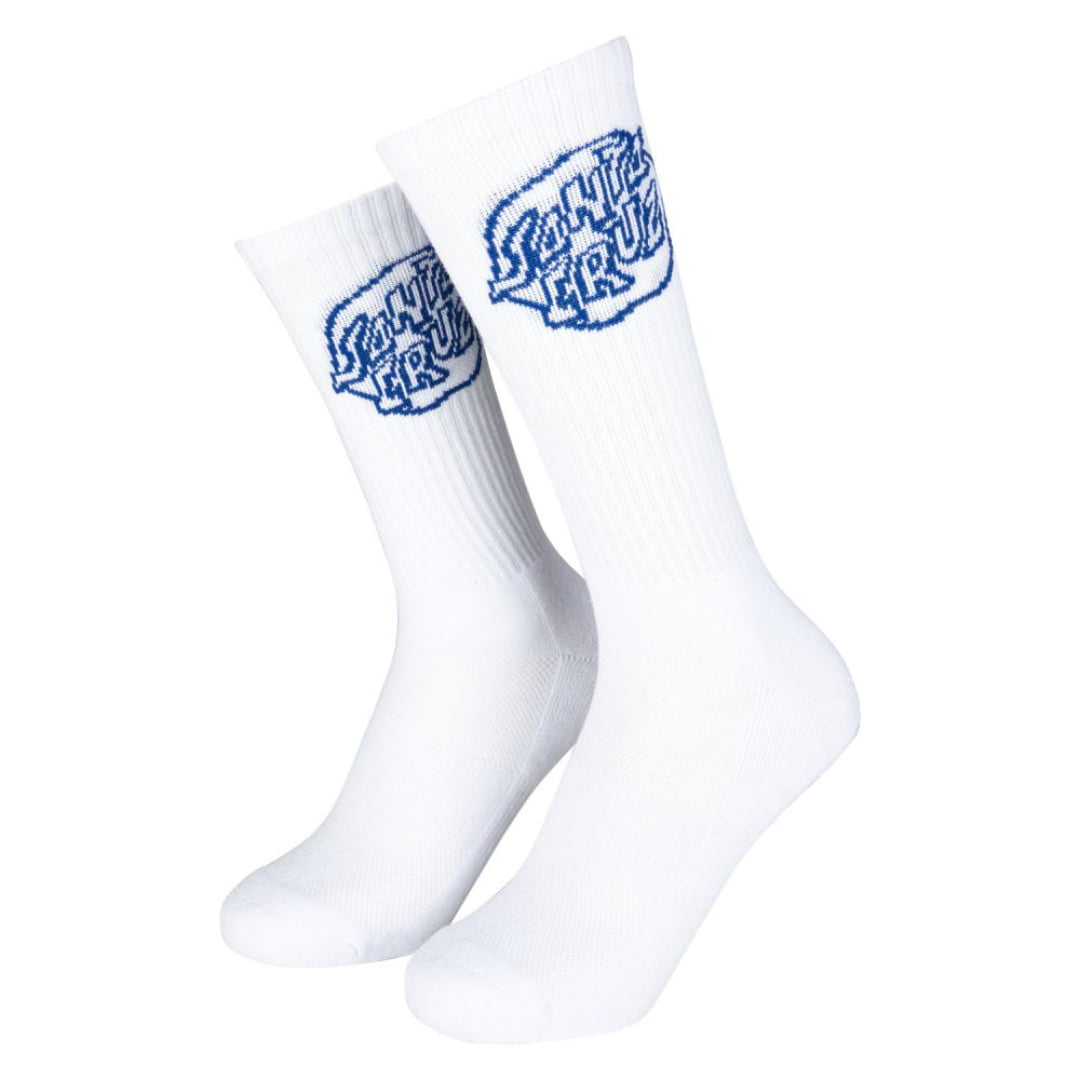 Chaussettes Santa Cruz Fever Dream Dot White - 42-45