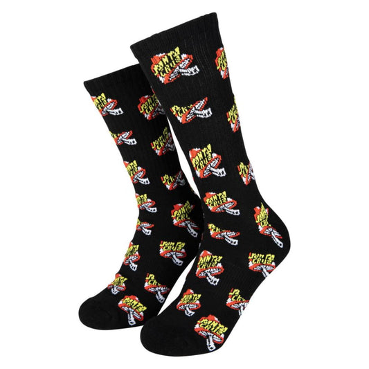 Chaussettes Santa Cruz Toadstool Dot Black - 42-45