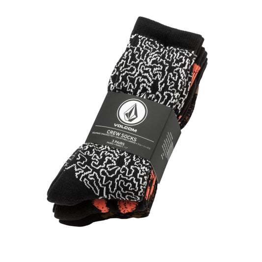 Chaussettes Volcom Stoney 3PK Multi O/S / 3pk Insidshop.com