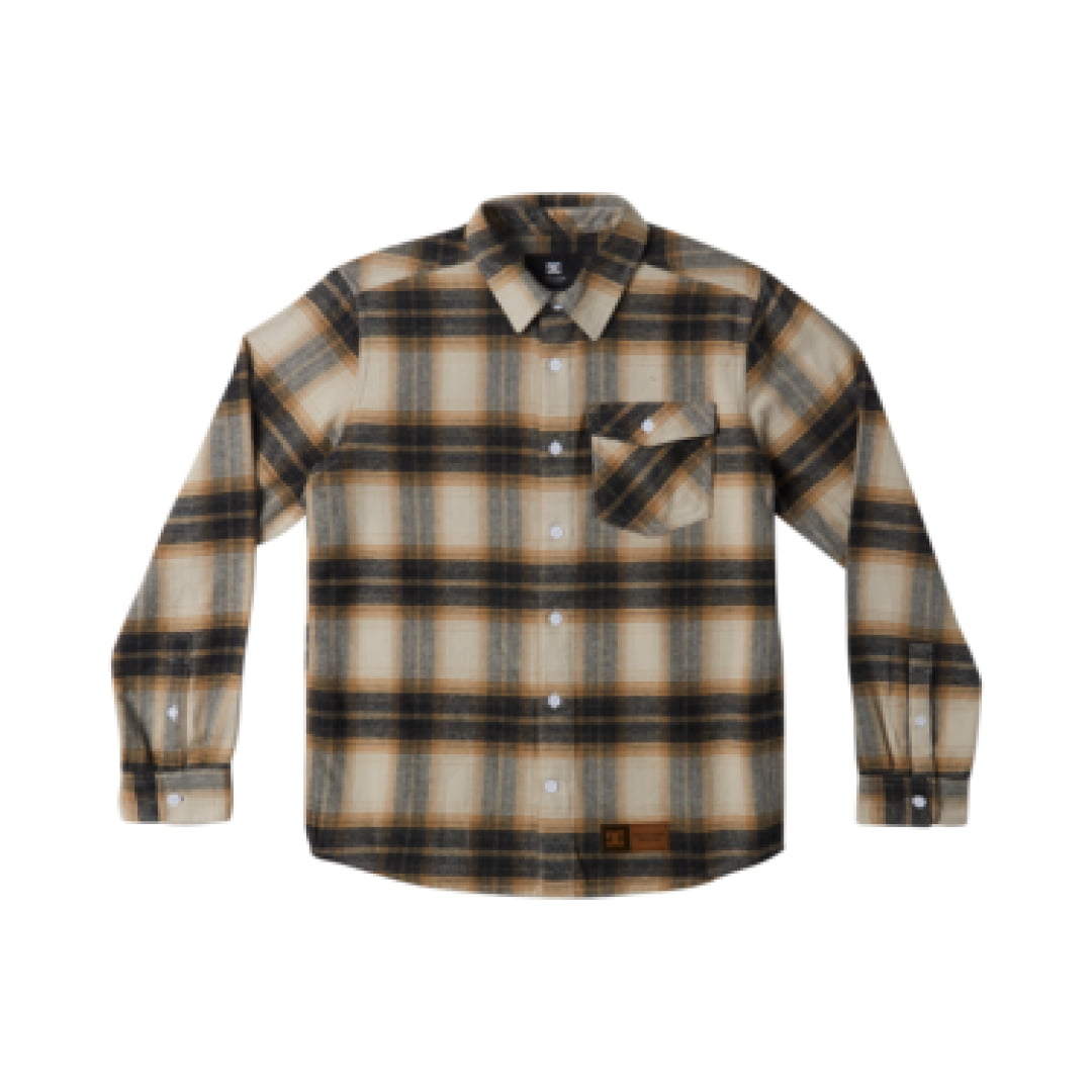 Chemise DCShoes Kids Marshal Flannel Silver Lining Plaid