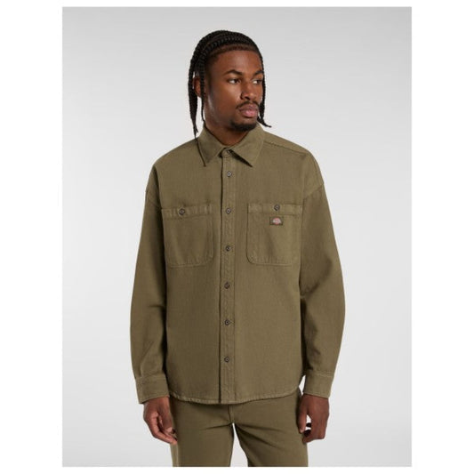 Chemise Dickies Houston Military Green - Insidshop.com