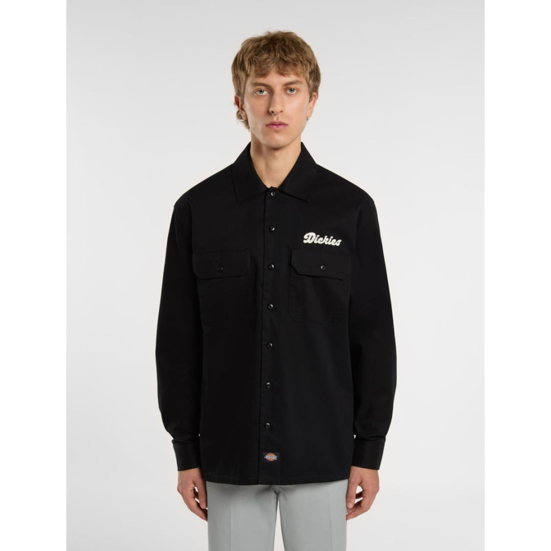 Chemise Dickies Lewistown LS Black - Ls - Insidshop.com
