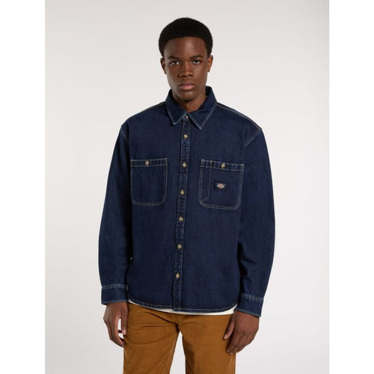 Chemise Dickies Mechanic Denim Dark Indigo - Insidshop.com