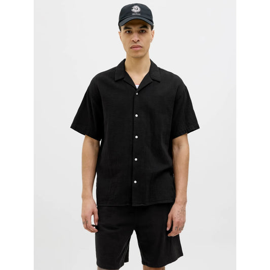 Chemise Jack & Jones Joreaster Patras Resort Black