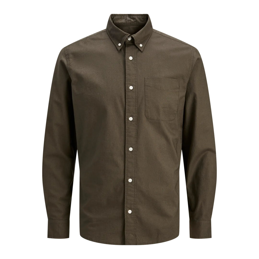 Chemise Jack & Jones JPRBLUBROOK Oxford Slim Fit Black