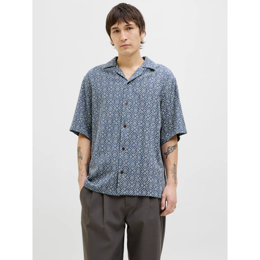 Chemise Jack & Jones JPRBLUVINCENT Print Resort Bering Sea