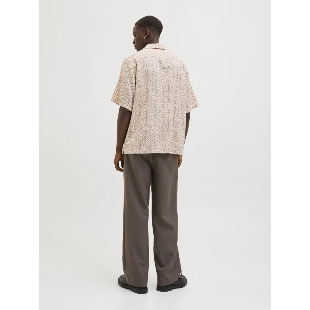 Chemise Jack & Jones JPRBLUVINCENT Print Resort Oatmeal