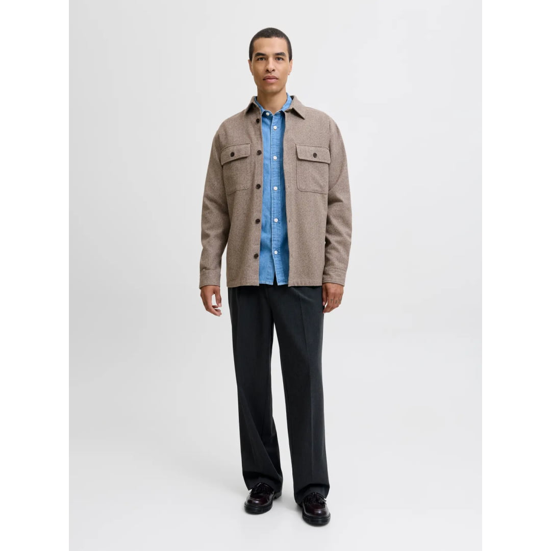 Chemise Jack & Jones JPRRAYLE Melange Solid Brindle Jprrayle