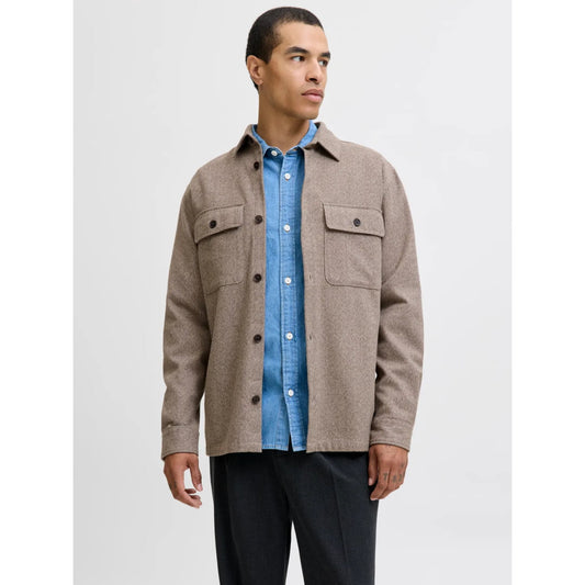 Chemise Jack & Jones JPRRAYLE Melange Solid Brindle Jprrayle