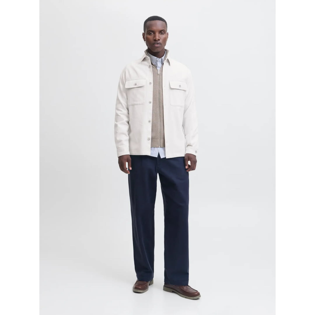 Chemise Jack & Jones JPRRAYLE Melange Solid Cloud Dancer