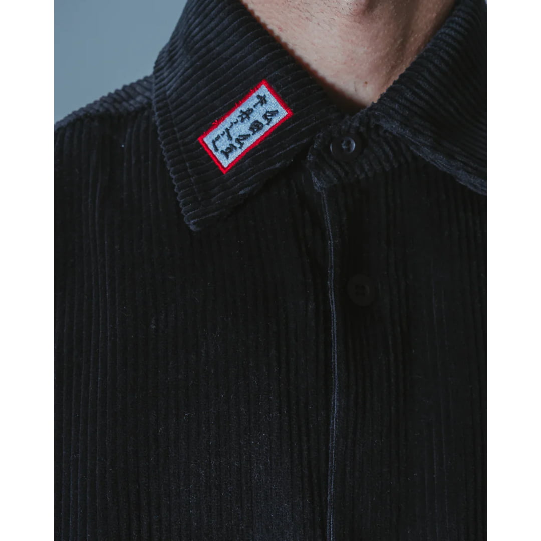 Chemise Jacker Baiju Corduroy Overshirt Black