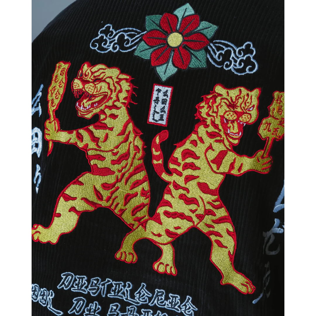 Chemise Jacker Baiju Corduroy Overshirt Black