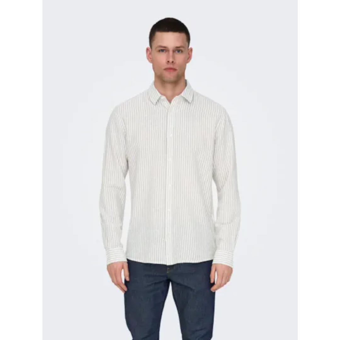 Chemise Only & Sons Onscaiden Life Stripe Linen 660