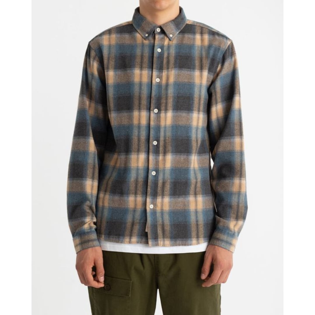 Chemise RVLT 3892 Button-Down Shirt - L / Blue - rvlt