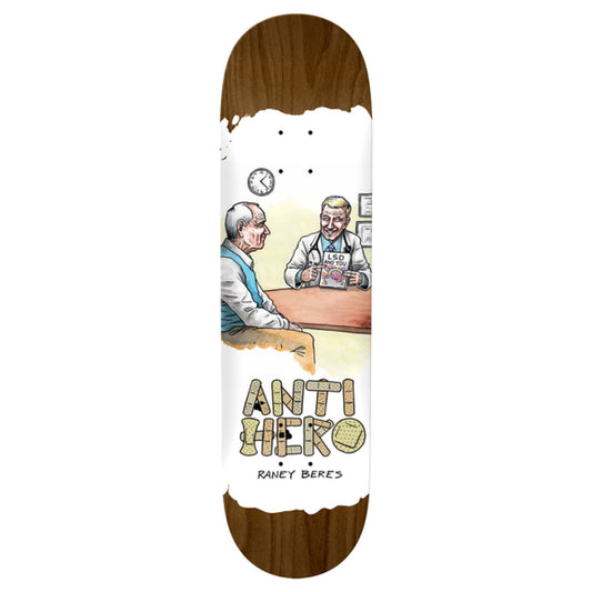 Deck de Skateboard AntiHero Medicine Raney 8.5’ - White