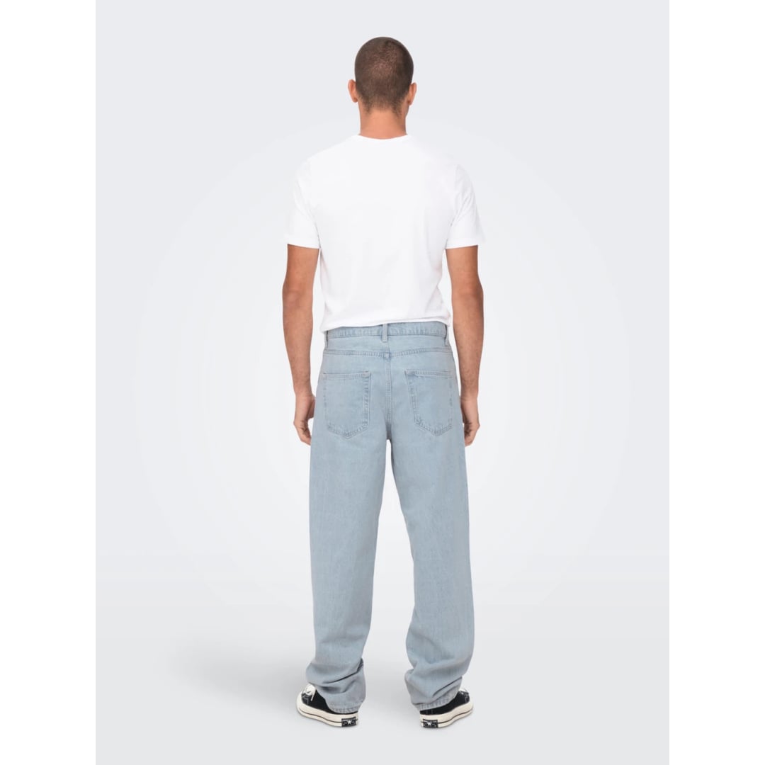 Jeans Only & Sons Onsfive Relax Blue Denim - Insidshop.com