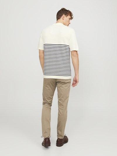 Pantalon Chino Jack & Jones JPSTMARCO BOWIE SA Beige