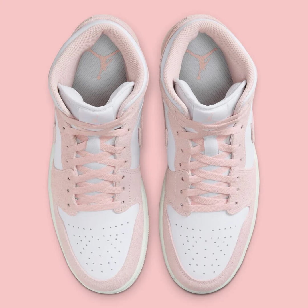 Jordan 1 Mid Pink Suede - Insidshop.com