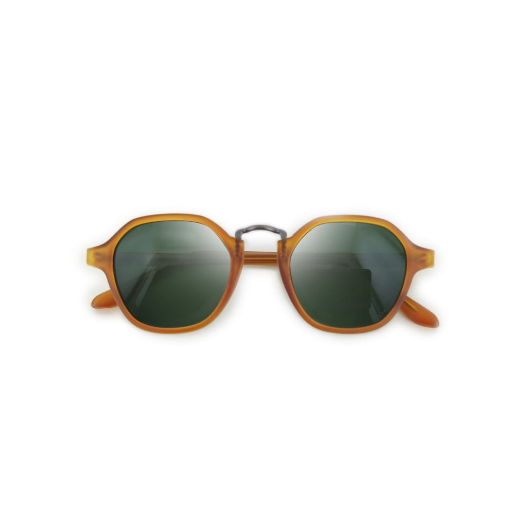 Lunettes Moken The Brend Mustard Green - Unique