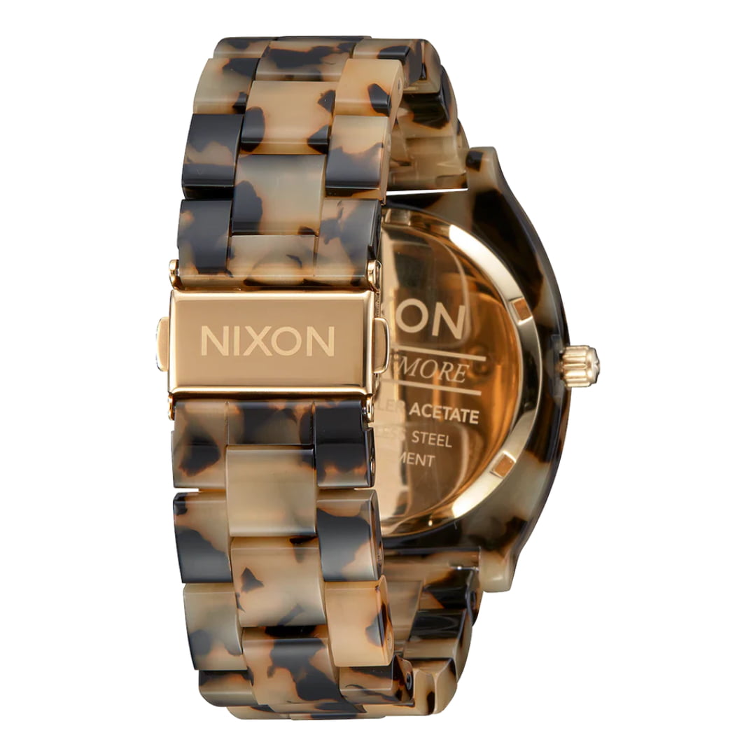 Montre Nixon Time Teller Acetate Cream Tortoise - Unique