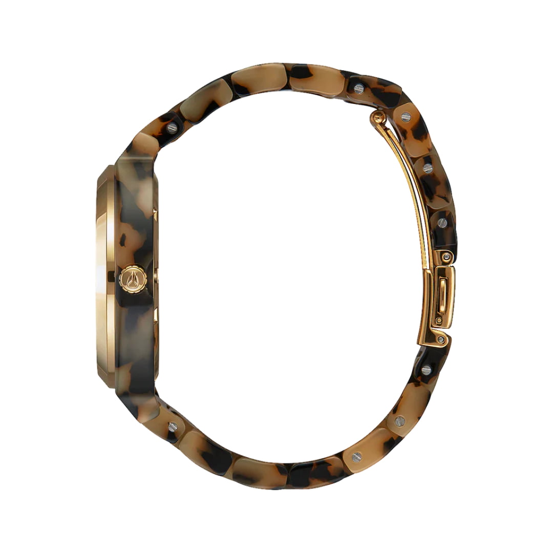 Montre Nixon Time Teller Acetate Cream Tortoise - Unique