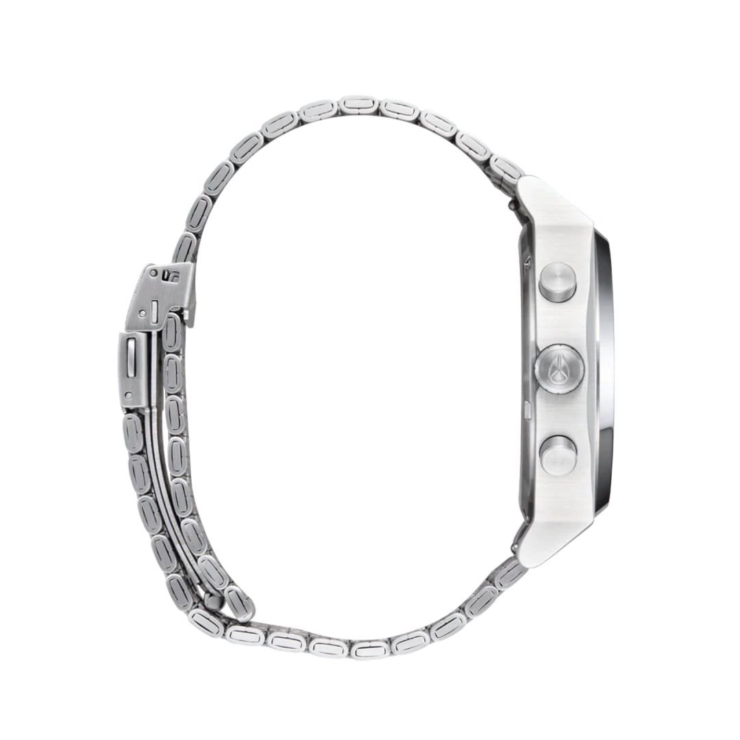 Montre Nixon Time Teller Chrono Chrome Black Sunray - Unique