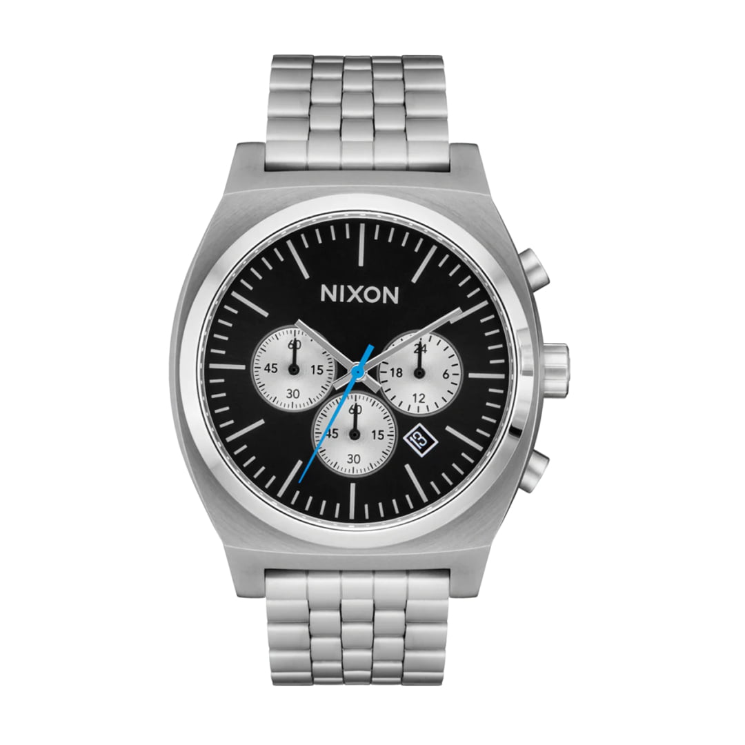 Montre Nixon Time Teller Chrono Chrome Black Sunray - Unique