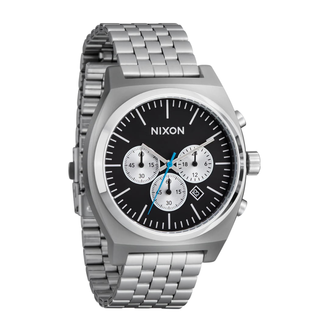 Montre Nixon Time Teller Chrono Chrome Black Sunray - Unique