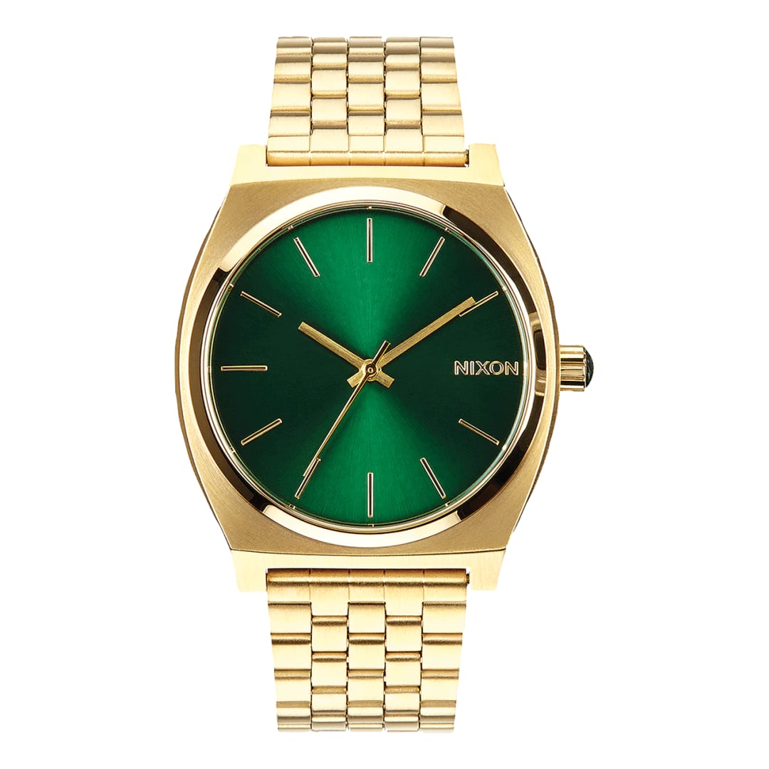 Montre Nixon Time Teller Doré Green Sunray - Unique /