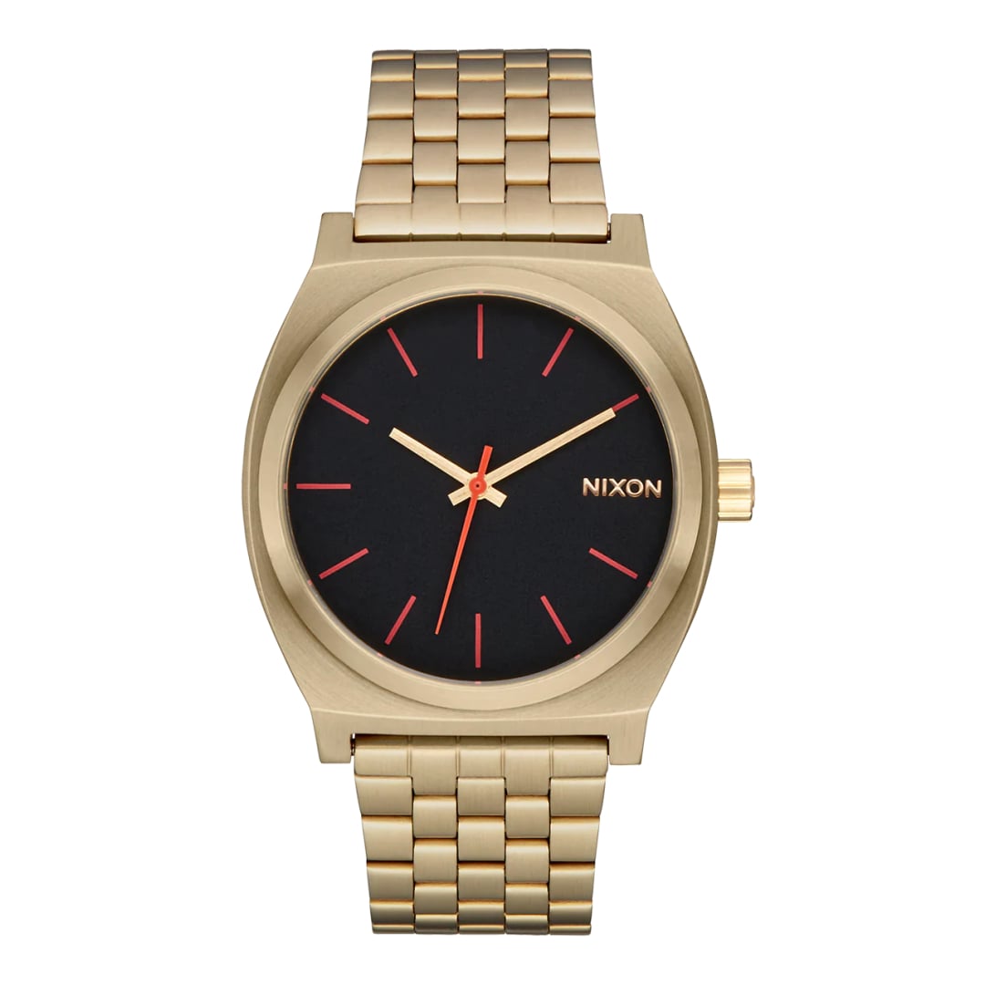 Montre Nixon Time Teller Dorée Noir et Rouge - Unique /
