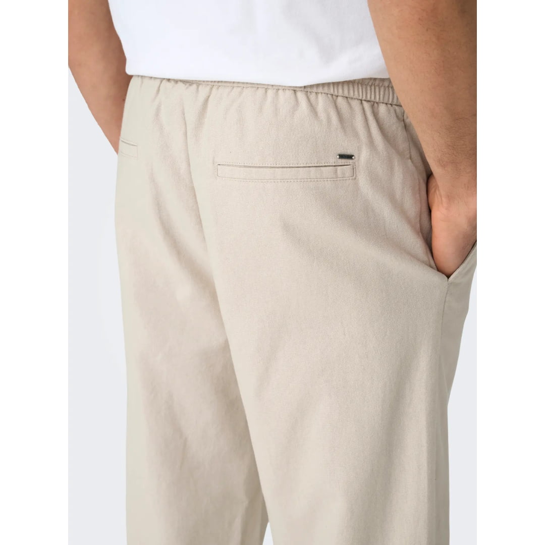 Pantalon Only & Sons Onssinus Loose 8267 Lin Silver Lining