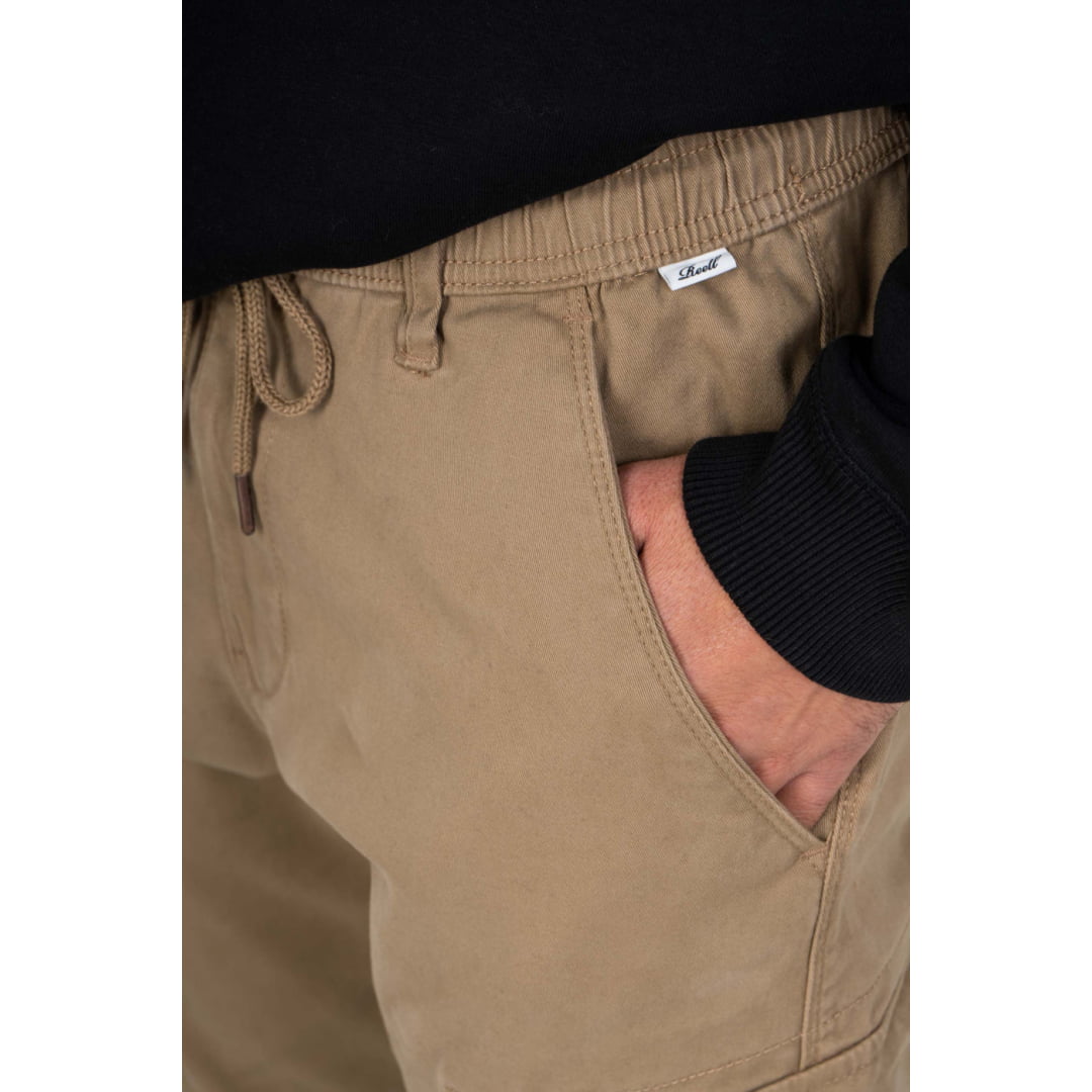 Pantalon Reell Reflex Rib Cargo Dark Sand - reell reflex